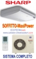 SHARP CONDIZIONATORI-Inverter FR 26000 BTU soffitto maxi-power